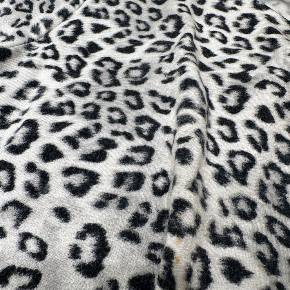 Chico's Black and White Animal Print Blouse - Picture 5 of 5